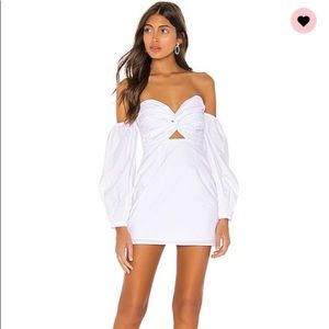NEW NWT superdown Flynn Ruched Sleeve Dress
